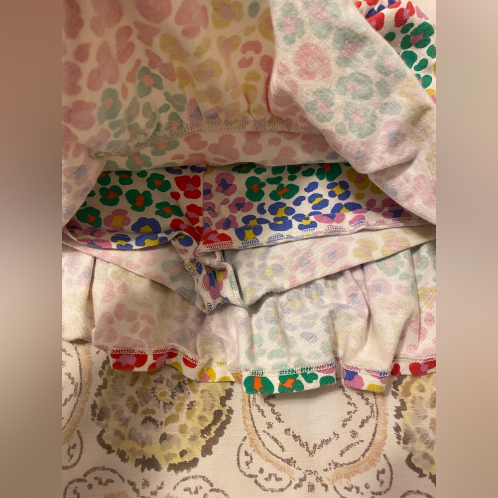 Mini Boden Multicolored Leopard Skort - Picture 5 of 7